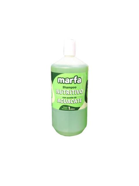 SHAMPOO MARFA NUTRITIVO CON ACEITE DE AGUACATE 1 LT CUARZO COSMETICS