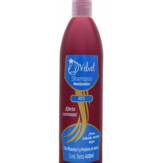 SHAMPOO MATIZADOR ROJO 400 ML VELVET