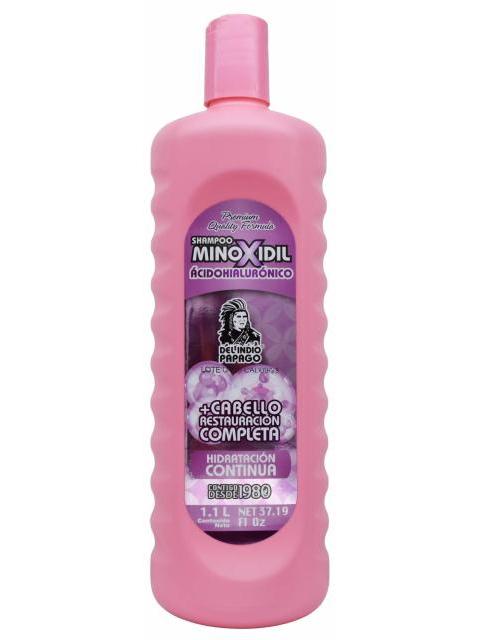 SHAMPOO MINOXIDIL ACIDO HIALURONICO 1.1 L DEL INDIO PAPAGO