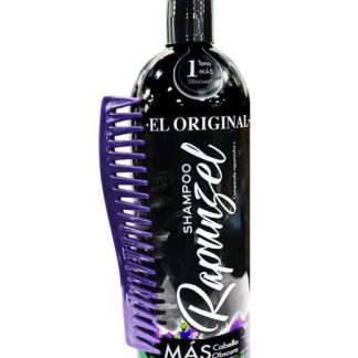 SHAMPOO RAPUNZEL 1000 ML MAS CABELLO OBSCURO TAPA NEGRA SHAMPOOS NACE