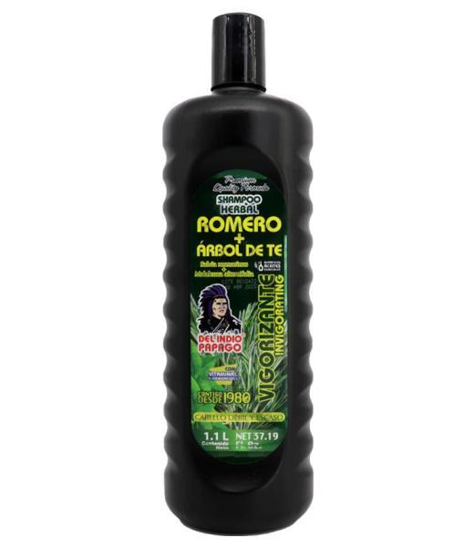 SHAMPOO ROMERO Y ARBOL DE TE 1.1L TEPEZCOHUITE DEL INDIO PAPAGO