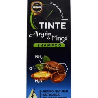 SHAMPOO TINTE NEGRO ARGAN MINOX 450 ML LABS INCREDIBLE