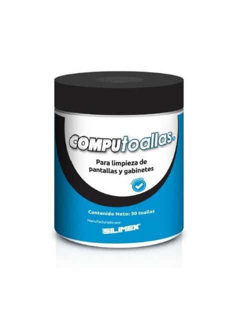 SILIMEX COMPUTOALLAS PARA LIMPIEZA DE PANTALLAS Y GABINETES 30 PIEZAS