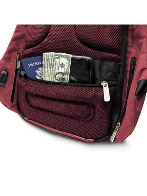 SKYPEAK MOCHILA SHIELD-115PO PARA LAPTOP 15.6 ROJO - Image 9