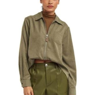 SOBRECAMISA CON CIERRE VERDE HOLLY LAND