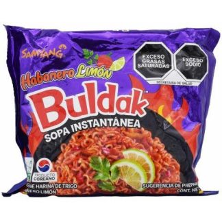 SOPA INSTANTANEA HABANERO LIMON BULDAK 135 G SAMYANG