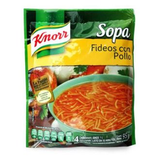 SOPA INSTANTANEA KNORR FIDEO POLLO 95 GR