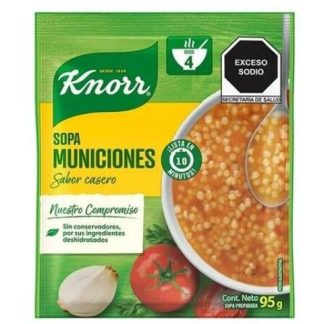 SOPA INSTANTANEA KNORR MUNICIONES 95 GR