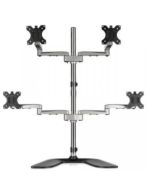 STARTECH  SOPORTE DE ESCRITORIO PARA 4 MONITORES MAX. 32 HASTA 8KG PLATA - Image 4