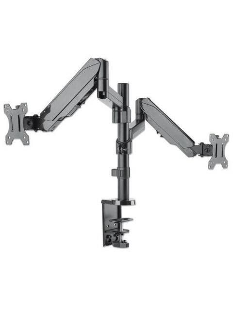 MANHATTAN SOPORTE DE ESCRITORIO 2 MONITORES 17 - 32 HASTA 8KG NEGRO - Image 3
