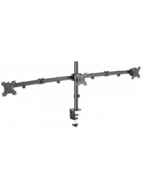 MANHATTAN SOPORTE DE MESA PARA 3 MONITORES 13 - 27 21KG NEGRO - Image 3