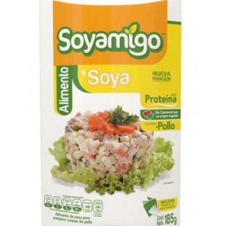 SOYAMIGO ALIMENTO DE SOYA SABOR POLLO 185GR. SOYAMIGO