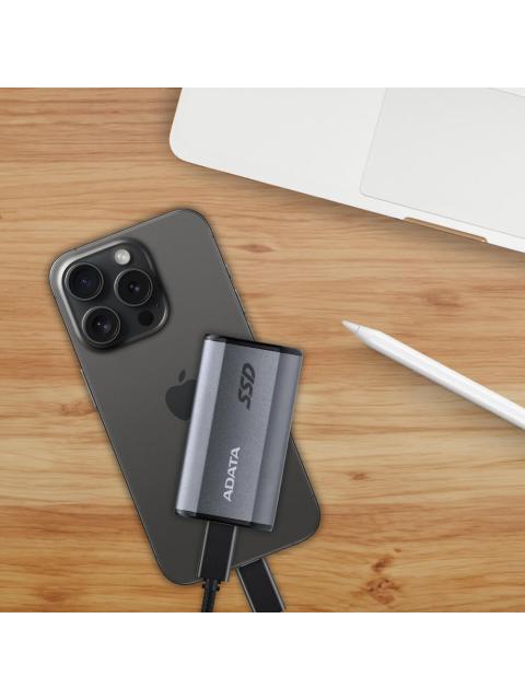 SSD EXTERNO ADATA SE880 4TB USB-C GRIS - Image 6