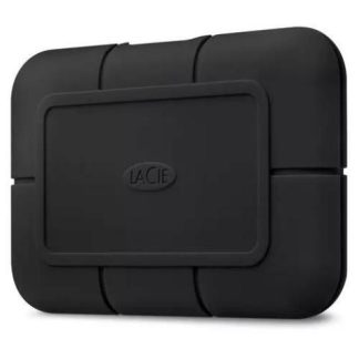SSD EXTERNO LACIE RUGGED SSD PRO NVME 1TB USB-C NEGRO - INCLUYE CABLE THUNDERBOLT 3
