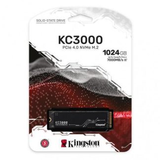 SSD KINGSTON KC3000 NVME 1TB PCI EXPRESS 4.0 M.2 - ¡PRECIO LIMITADO A 5 UNIDADES POR CLIENTE!