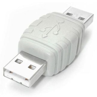 STARTECH  ADAPTADOR DE CABLE USB A MACHO - USB A MACHO BLANCO