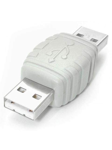 STARTECH  ADAPTADOR DE CABLE USB A MACHO - USB A MACHO BLANCO