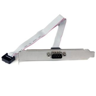 STARTECH  ADAPTADOR DE HEADER BRACKET SERIAL PARA TARJETA MADRE DB9 RS232 - IDC 10-PIN 40CM