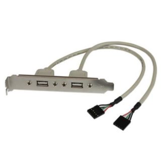 STARTECH  ADAPTADOR DE PLACA USB A HEMBRA DE 2 PUERTOS
