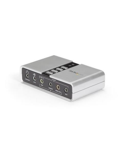 STARTECH  ADAPTADOR DE SONIDO ICUSBAUDIO7D 7.1 CANALES USB BLANCO