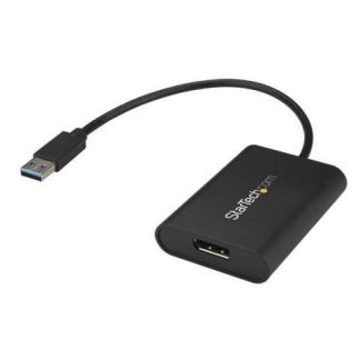 STARTECH  ADAPTADOR DE VIDEO USB 3.0 MACHO - DISPLAYPORT HEMBRA NEGRO