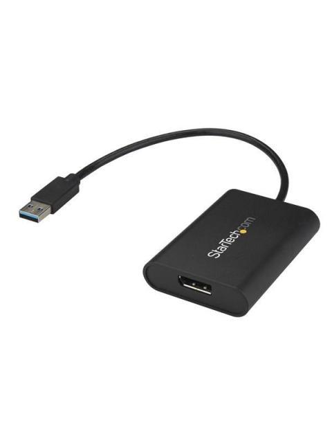 STARTECH  ADAPTADOR DE VIDEO USB 3.0 MACHO - DISPLAYPORT HEMBRA NEGRO