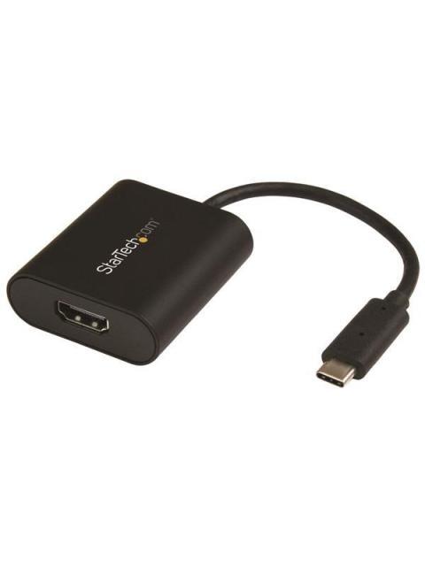 STARTECH  ADAPTADOR DE VIDEO USB-C MACHO - HDMI HEMBRA NEGRO