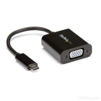 STARTECH  ADAPTADOR DE VIDEO USB C - VGA NEGRO