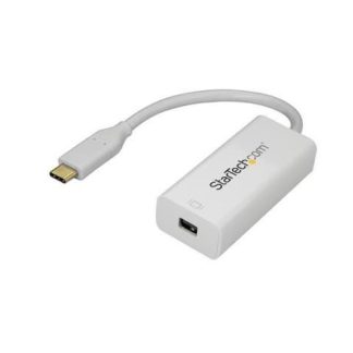 STARTECH  ADAPTADOR DE VIDEO USBC MACHO - MINI DISPLAYPORT HEMBRA BLANCO 4K