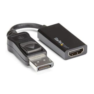 STARTECH  ADAPTADOR DISPLAYPORT 1.4 MACHO - HDMI HEMBRA 4K 60HZ 21CM NEGRO