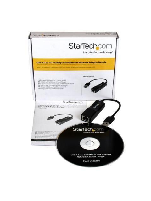 STARTECH  ADAPTADOR EXTERNO USB 2.0 DE RED FAST ETHERNET 10-100 MBPS 15CM - Image 5
