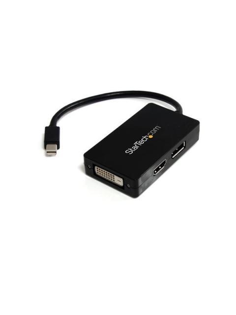 STARTECH  ADAPTADOR MINI DISPLAYPORT 1.2 MACHO - DVI-HDMI-DP NEGRO