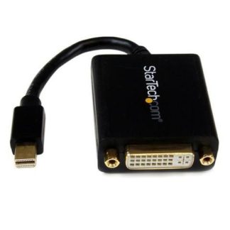 STARTECH  ADAPTADOR MINI DISPLAYPORT MACHO - DVI-D HEMBRA 1080P NEGRO