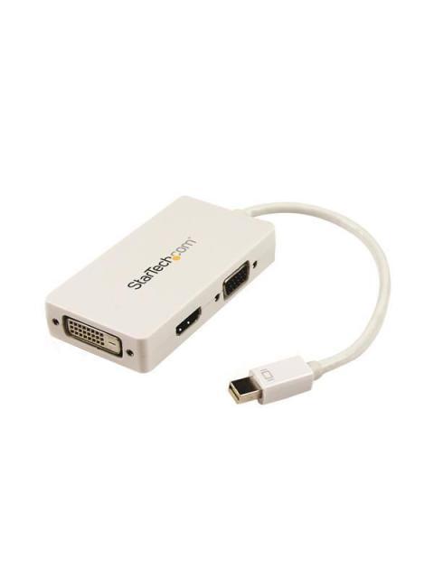 STARTECH  ADAPTADOR MINI DISPLAYPORT - VGA-DVI-HDMI BLANCO PARA MACBOOK