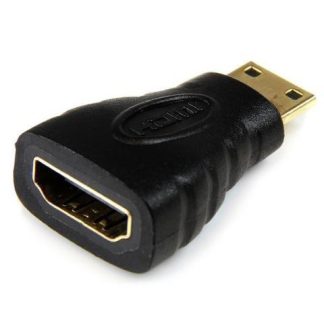 STARTECH  ADAPTADOR MINI HDMI MACHO - HDMI HEMBRA NEGRO