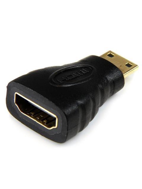 STARTECH ADAPTADOR MINI HDMI MACHO - HDMI HEMBRA NEGRO
