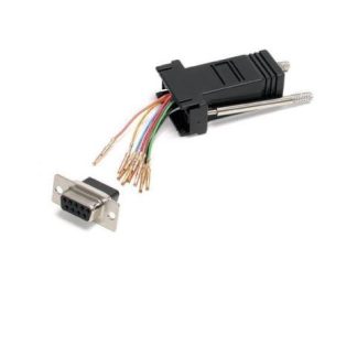 STARTECH  ADAPTADOR MODULAR SERIAL DB9 HEMBRA - RJ-45 HEMBRA NEGRO