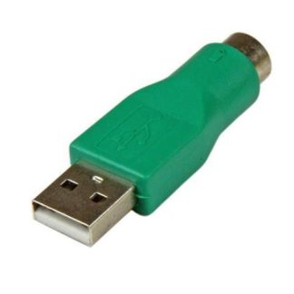 STARTECH  ADAPTADOR MOUSE USB A MACHO - PS-2 HEMBRA VERDE