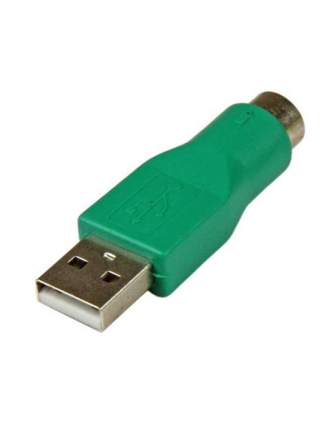 STARTECH  ADAPTADOR MOUSE USB A MACHO - PS-2 HEMBRA VERDE