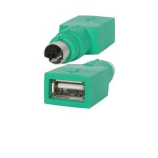 STARTECH  ADAPTADOR PS-2 MACHO - USB A HEMBRA VERDE