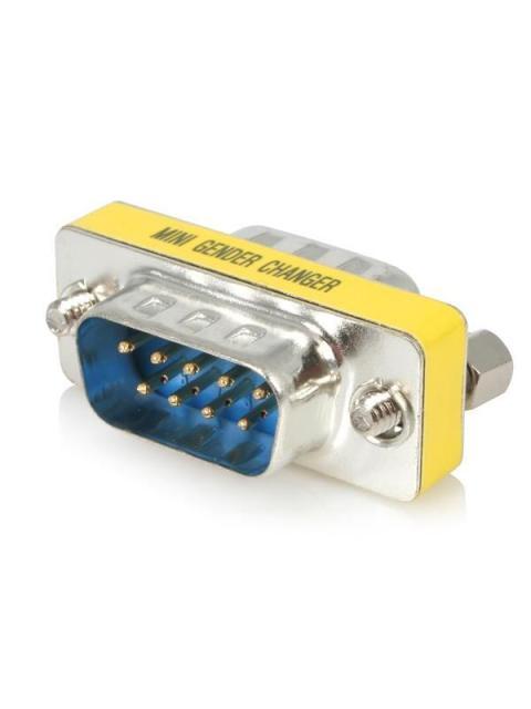 STARTECH  ADAPTADOR SERIAL DB9 MACHO - SERIAL DB9 MACHO PLATEADO