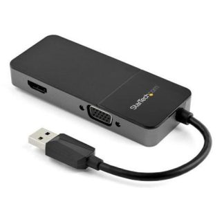 STARTECH  ADAPTADOR USB A MACHO - HDMI-VGA HEMBRA NEGRO