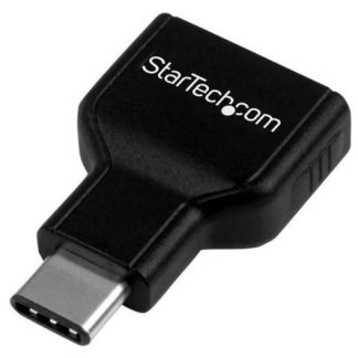 STARTECH  ADAPTADOR USB C 3.0 MACHO - USB A 3.0 HEMBRA NEGRO