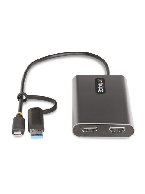 STARTECH  ADAPTADOR USB-C 3 MACHO - 2X HDMI HEMBRA GRIS - Image 3
