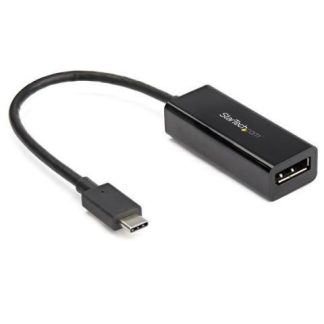 STARTECH  ADAPTADOR USB C MACHO - DISPLAYPORT HEMBRA NEGRO