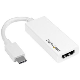STARTECH  ADAPTADOR USB-C MACHO - HDMI HEMBRA BLANCO