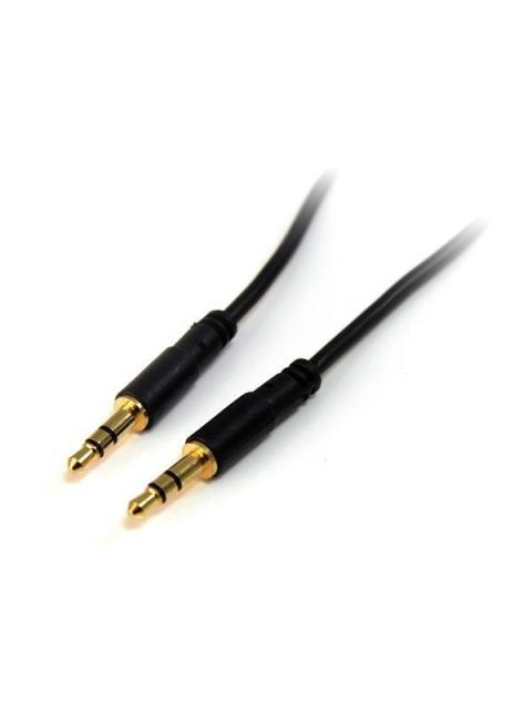STARTECH CABLE 35MM MACHO - 35MM MACHO 90CM NEGRO