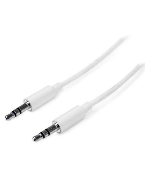 STARTECH CABLE 3.5MM MACHO - 3.5MM MACHO 1 METRO BLANCO