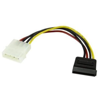 STARTECH  CABLE ADAPTADOR DE ALIMENTACION MOLEX A SATA 15CM