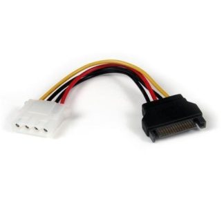 STARTECH  CABLE ADAPTADOR DE ALIMENTACION SATA A LP4 15CM